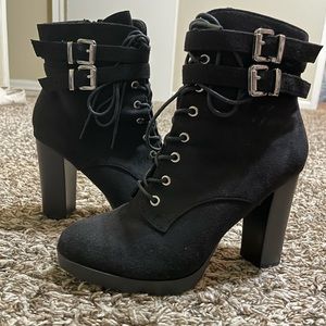 Only wore once size 7.5 heel boots